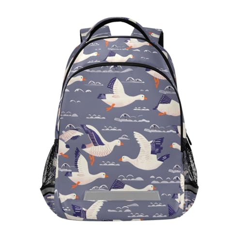 Wild Geese Line Backpacks for Kids School Bag Student Backpack Bookbag For Boys Girls Casual Bag