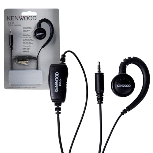 Cintre pour écouteurs Kenwood KHS-34 micro clip PTT PTK-23K