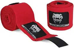 Bandagem Elástica Par Atadura 4 Metros Boxe Muay Thai Venum Treino MMA Kickboxing Profissional