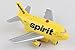 Daron Spirit Airlines Pullback Plane with Lights & Sound