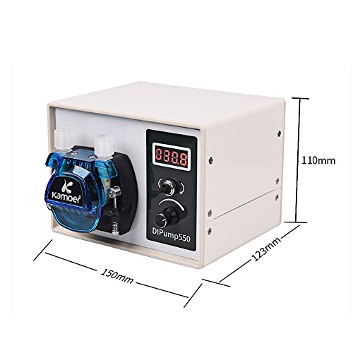 K Kamoer DIP-3-B25 Stepper Peristaltic Pump 24V Small Intelligent Variable Speed High Flow Lab Liquid Dosing Pump Kamoer Dip 3 Rotors 0-452 Ml/Min Bpt Tube 4.8 Mm Id X 8 Mm Od thumb #6