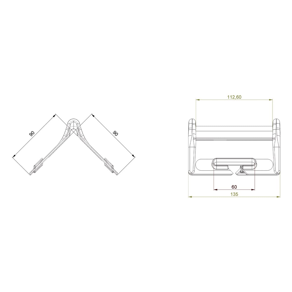 Kantenschutz für Spanngurte LKW Ladungssicherung Kunststoff TÜV geprüft – Verschiedene Größen & Stückzahlen (100, 135 mm – 60 mm)