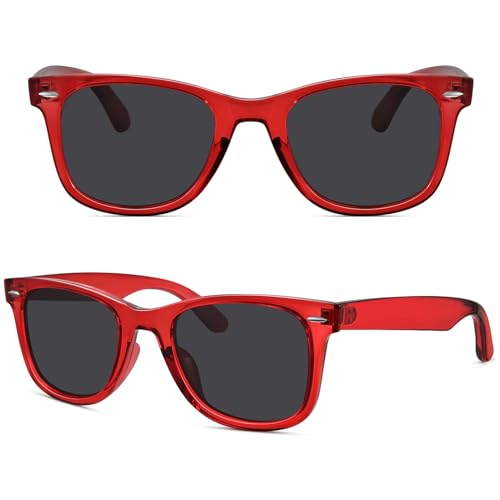 Image of MEETSUN Polarized Sunglasses for Women Men Classic Retro Square Frame Driving Sun Glasses UV Protection