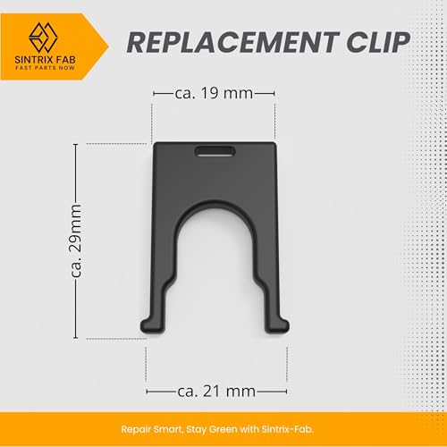 Sintrix Fab Schlauch-Klammer kompatibel mit Kärcher 5.037-140.0 – Ersatzclip für Hochdruckreiniger Pistolengriff K5 K6 K7 KB VERV.DR VVD – Zubehör & Schlauchverbinder 3er-Pack