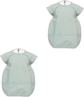 2 Peças Babador Para Comer Bebê Babador Babador Para Bebê Menino Babador Infantil Avental De Arte Infantil Avental Infantil Avental Infantil Para Meninos Babador Avental De Bebê