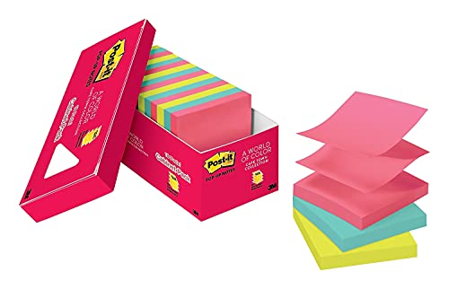 Post-it Notes Pop-up 7,6 x 7,6 cm Cape Town lot de 18 blocs