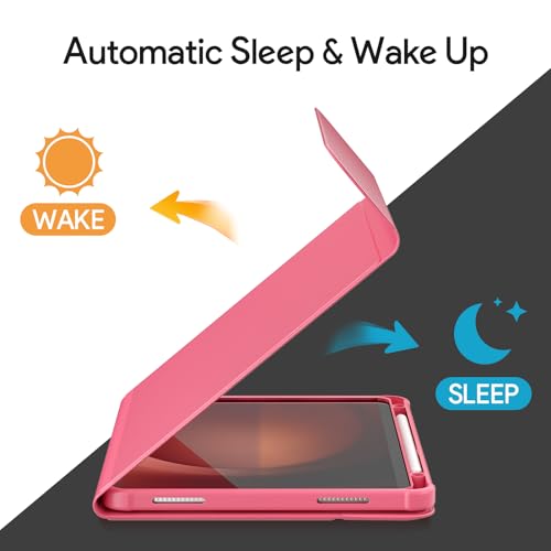 Funda para Galaxy Tab A9 Plus con teclado inalámbrico y rotación de 360 grados YBING 7