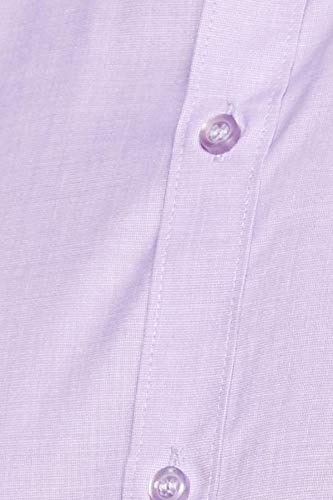 Image of Hang & Wear Men's Plain Regular fit Formal Shirt (MS-02M- Mauve 44