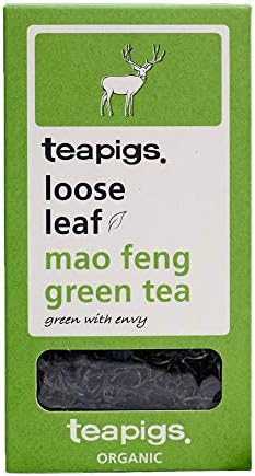 Teapigs Organic Mao Feng Loose Green Tea Made With Whole Leaves (1 Pack of 75g)