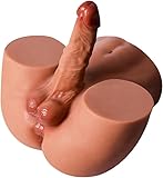 10LB Male Sex Doll for Women with Flexible Dildo Penis Testis Anus,Adult Male Sex Toys 2 in 1 3D Love Doll with Cock Anal for Female Masturbator, Unisex Torso Penis Toy for Women, Gay, Couples-LuDan