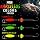 Narcissus Catfish Rigs Set – 6 anzuelos preunidos con 2 deslizadores para plomo y plomo piramidal de 2 oz, equipo para flotador, anzuelos de círculo tamaño 6/0 – Kit completo y listo para usar miniatura 3