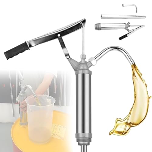 Bomba de tambor manual con palanca para transferencia de aceite y extractor telescópico para barril