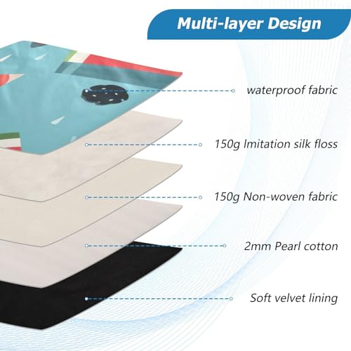 Funda para laptop 13-14 pulg con diseño acuarela y protección miniatura 4