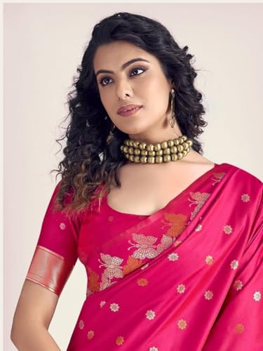 Image of Flosive Women's Kanchipuram Silk Saree