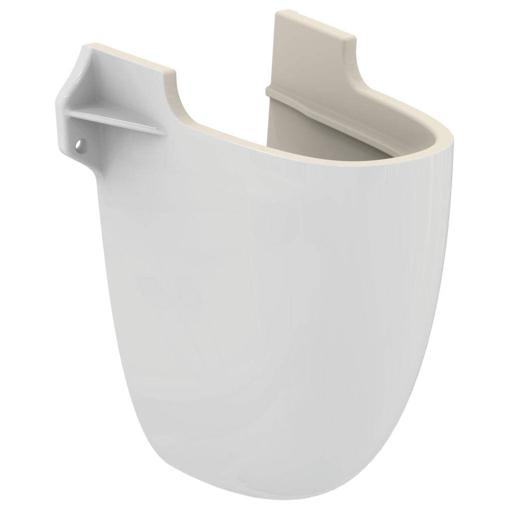 Ideal Standard E885901 QUARZO semicolonna - Bianco