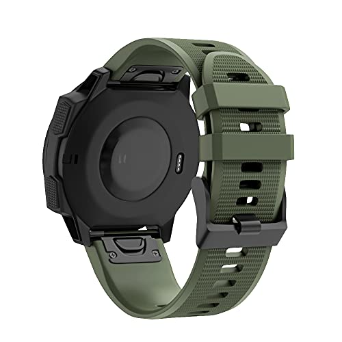 Correa para Garmin Fenix 3HR y 5X Plus de silicona suave con enganche Easyfit duradero