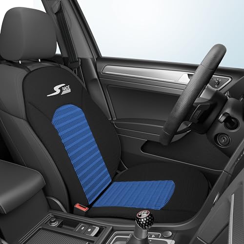 Car Comfort 11653 Autositzaufleger, Sitzaufleger S-Race in blau / Schwarz