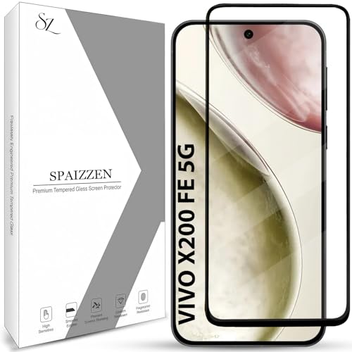 Image of Military-Grade Tempered Glass Screen Protector Compatible for NAME with Edge to Edge Coverage and Easy Self Installation kit (A-Vivo X200 FE 5G)