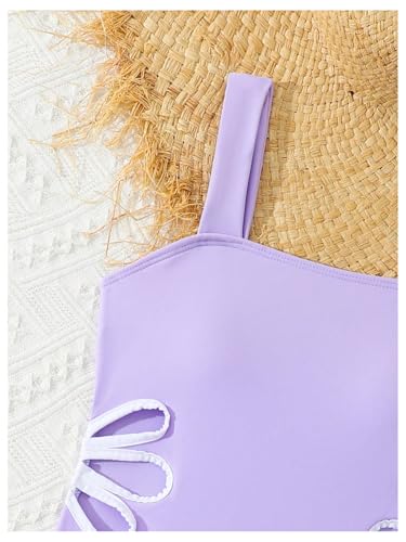 Image of SHENHE Girl's Colorblock Cut Out One Piece Swimsuit Beach Sports Swimwear Bathing Suit