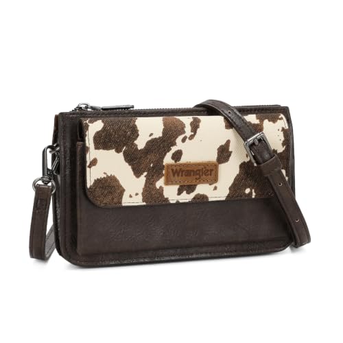 Image of Wrangler Crossbody Wallet for Women RFID Clutch Phone Purse with Credit Card Slots