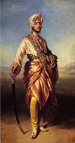 Affiche Toile Duleep Singh Winterhalter decoration murale salon 60x90cm