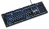 anti schalke 26-Tasten-Anti-Ghosting snakebyte S04 Pro Gaming Tastatur (PC) - Offiziell lizenzierte FC Schalke 04 Pro Gaming Tastatur / 26 Tasten Anti-Ghosting / 10 Mio Tastenanschläge / LED-Beleuchtung (7 Farben) / QWERTZ - DE Layout