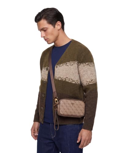 Bandolera de hombre pequeña GUESS Milano para móvil y cartera 6