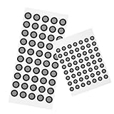 SEWACC 106 Stück Teiliges Reflektierende Marker punkte aus Hochreflektierender Folie Leichte Referenzpunkte für Präzises Positionieren Geeignet für Bewegungserfassung Reverse Engineering