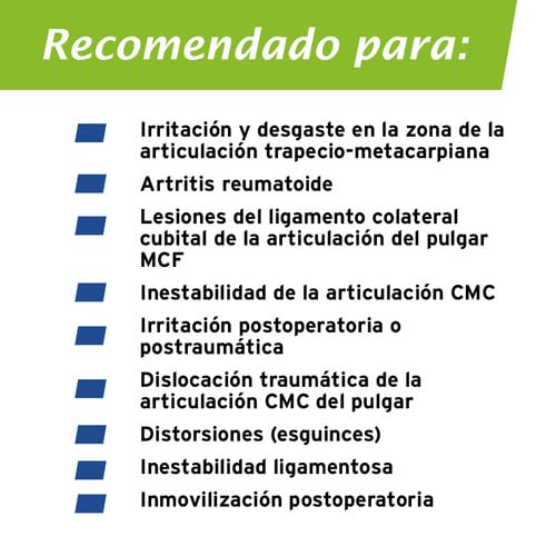 Actimove Inmovilizador Pulgar Rhizo Forte Izquierdo Gris S