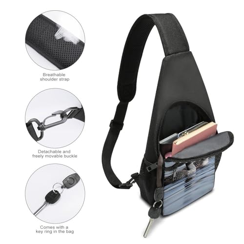 Bolso cruzado deportivo para pecho estilo Urbano miniatura 4
