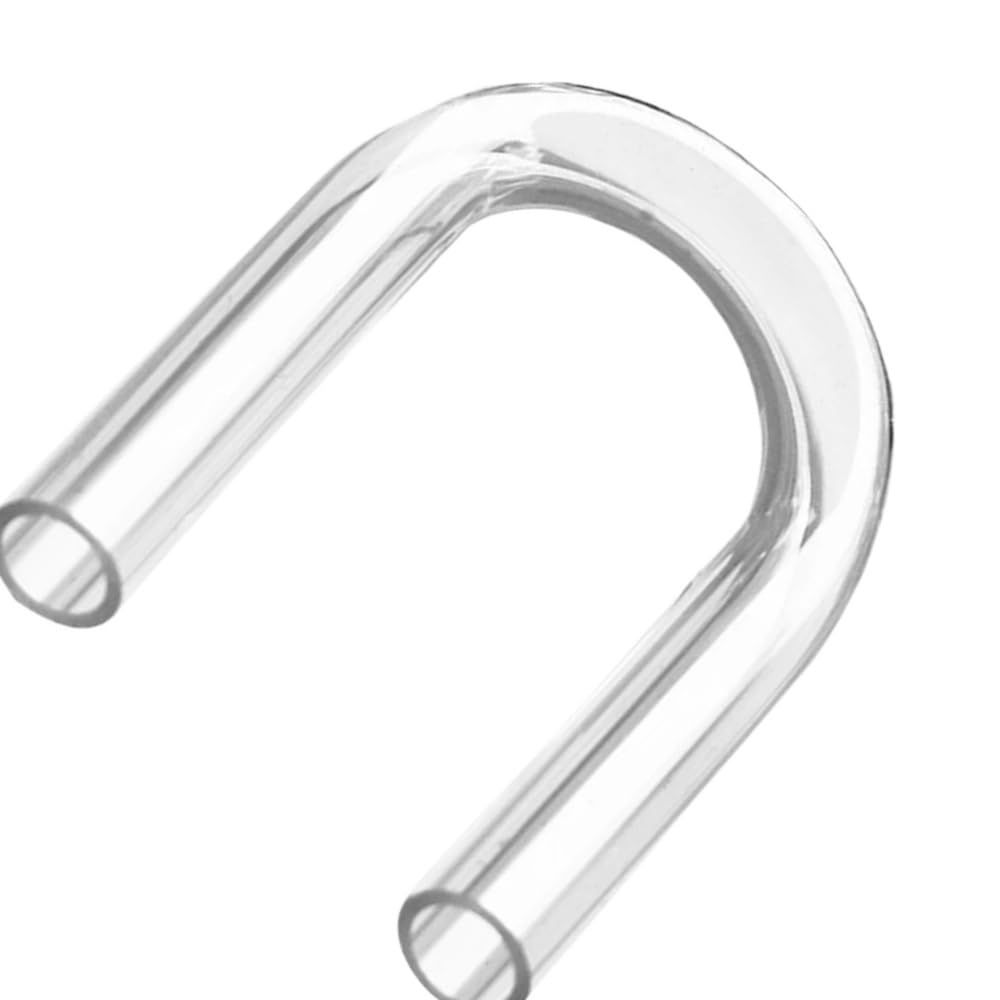 Anyaciy One Color Aquarium Tube Joint 2Pcs U Shaped Tube Acrylic Bent Pipes, Aquarium Inlet Outlet Water Connectors For Changing Fittings(40Mm)