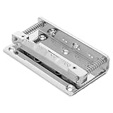 LALADEFIEE Puente para Mandolina de 8 Cuerdas Plateado Repuesto de Placa de Cordal Metálica Accesorio para Reparación de Mandolina Acústica Herramienta para Mejorar Afinación y Sonido