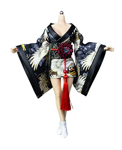 Robe de bain 1/6 kimono japonais court pour diorama et photographie