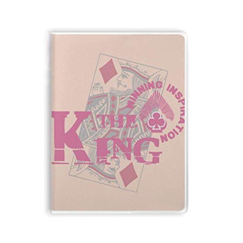 Carnet de notes King Playing Cards souple avec motif ustensiles de jeu de cartes