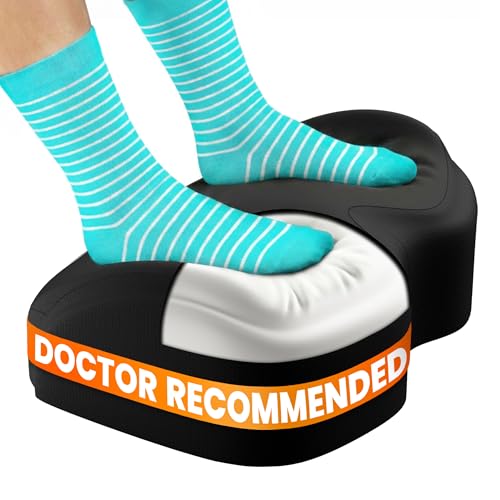 Everlasting Comfort Foot Rest for Under Desk at Work - Memory Foam Office Foot Stool & Under Desk...