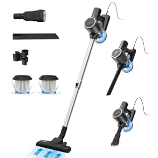 Vexilar 3-in-1 Staubsauger, 20KPa Staubsauger mit Kabel, 600W Vacuum Cleaner, 7M Handstaubsauger, Stielstaubsauger mit Kabel mit Überhitzungsschutz, 800 ml Staubbehälter mit Handgriff für Tierhaare