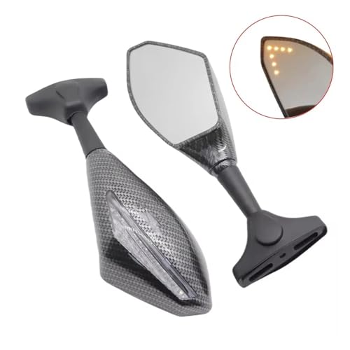 Espejos retrovisores laterales de motocicleta Ducati 748 Biposto 1998 1999 2000 con LED 2