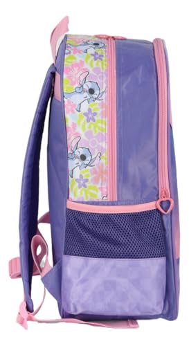 Mochila De Costas Escolar Infantil Disney Stitch Estampado