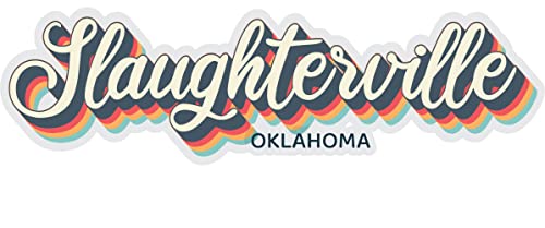 Imán Decorativo Souvenir Slaughterville Oklahoma 4 pulgadas miniatura 1