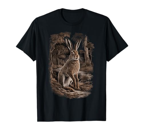 Cadeau et Vêtements de Chasse au Lièvre pour Chasseurs T-Shirt