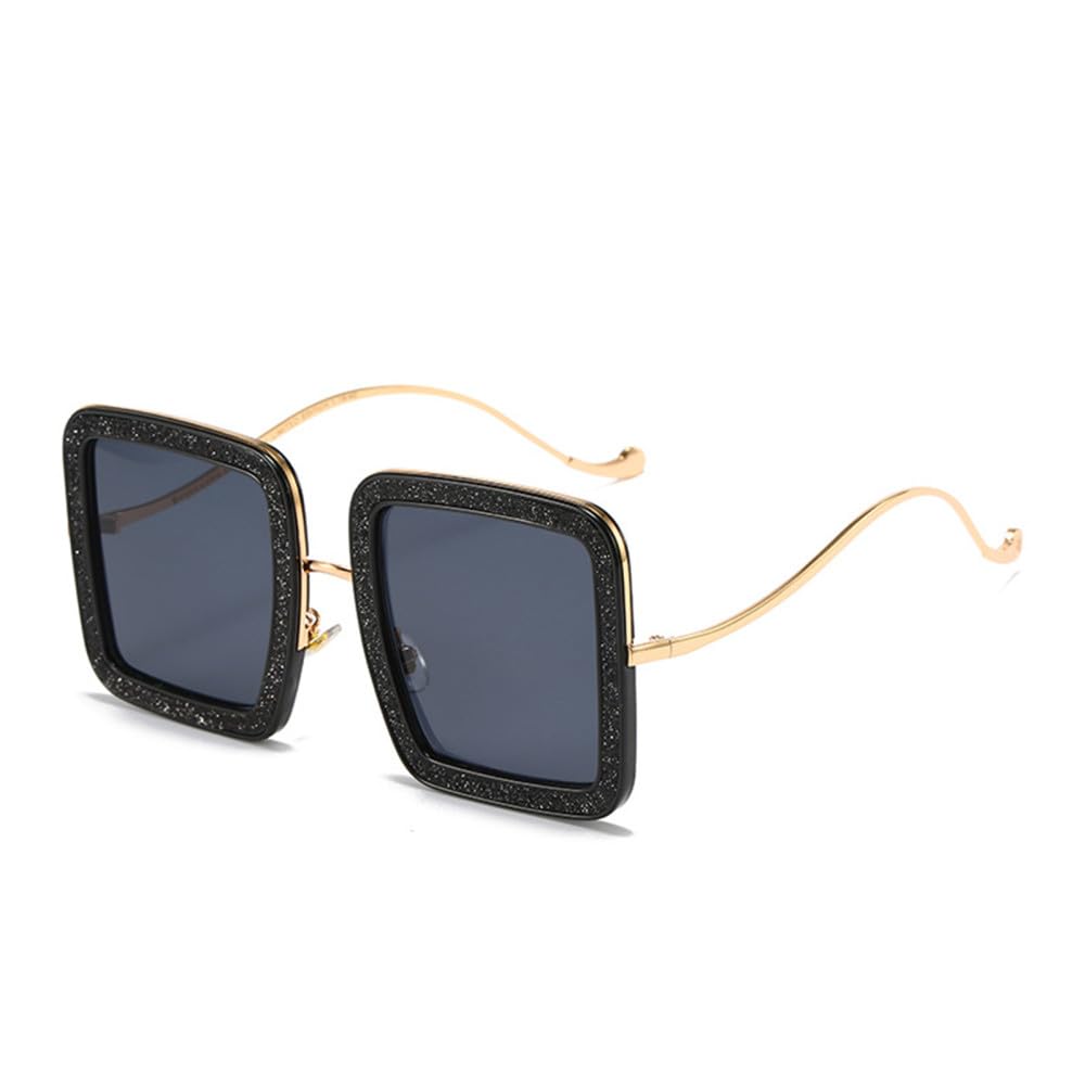Sonnenbrille Damen farbig schwarz übergroße Sonnenbrille Herren UV400 Tönung Shades Brillen