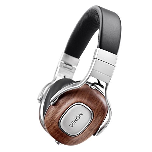Denon AH MM400 Oreillette-Casque Circumaural (Diadème 1000 MW Filaire (3,5 mm 1/8') Noir en Bois)