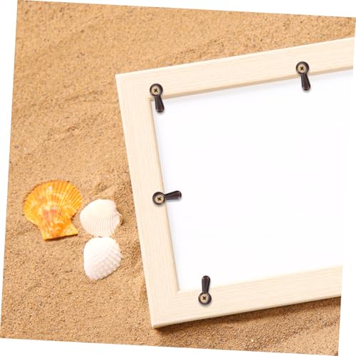 Image of Cabilock 100Pcs Picture Frame Turn Button Fasteners Easy to Install Photo Frame Clips Hardware Accessories for Effortless Picture Hanging and Framing