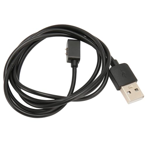 Carregador de relógio inteligente carregador usb adaptador magnético cabo preto carregamento rápido
