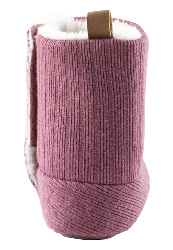 Knitted Baby Girl Boots - Baby Shoes with Stitched Sole and Non-Slip2