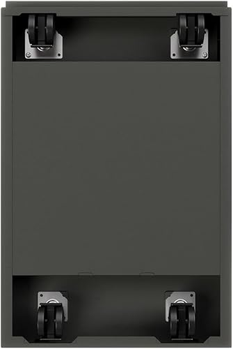 Miniatura 5 de Hirsh Industries archivador de 20 pulgadas de profundidad, con pedestal móvil en color carbón