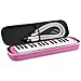 鍵盤ハーモニカ メロディピアノ 32鍵 ピアニカ メロディオン ホース+唄口セット 小学生 軽量 ABS樹脂 通学に優しいセミハードケース