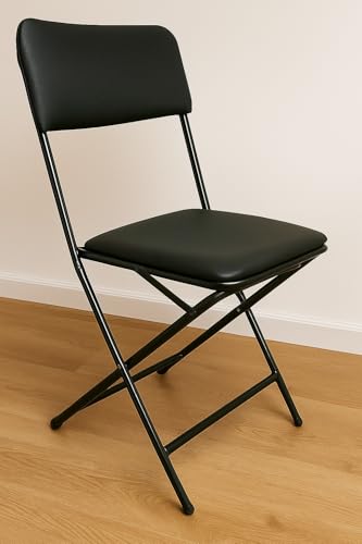 Image of BHAVANE Furniture Folding Chair with Cushion Seat, Portable, Compact and Space-Saving, for Home, Office, and Events