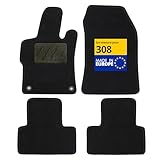 tapis 308 cc feline SUR MESURE | Tapis de sol découpés aux dimensions exactes de votre voiture. Fabrication européenne de précision pour un ajustement parfait adapté à votre PEUGEOT 308 dès 10/2021 Sauf electrique et hybride.