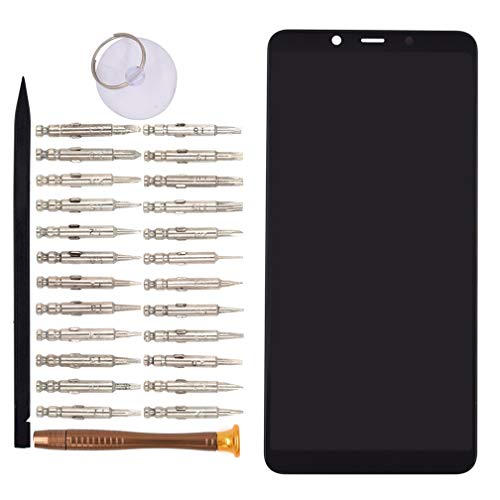 VEKIR Noir TA-1118 Écran d'affichage LCD Tactile numériseur Remplacement pour Nokia 3.1 Plus TA-1125 TA-1113 TA-1117 TA-1124 TA-1125